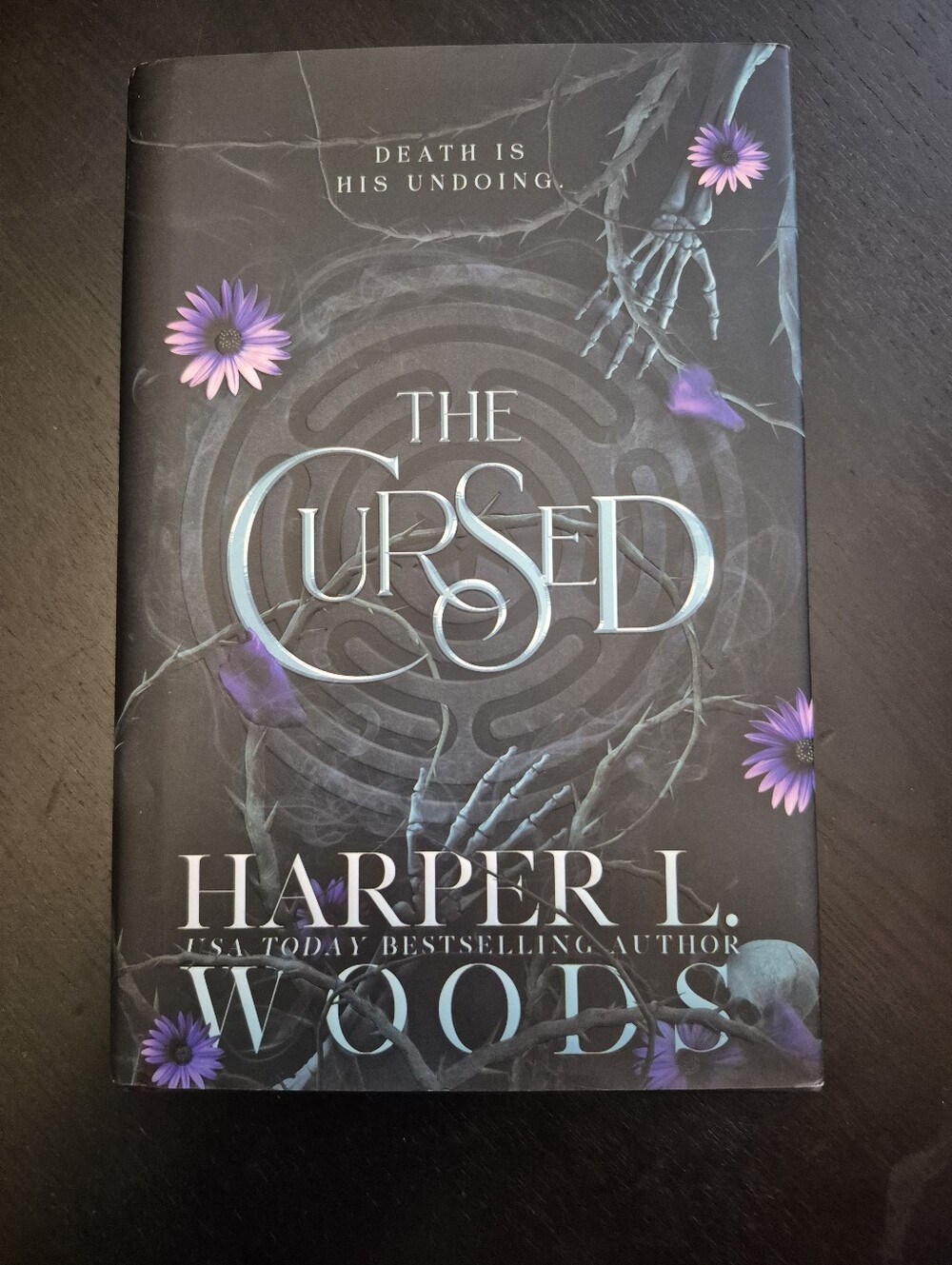 The Cursed by Harper L. Woods — Dark Floral Hardcover